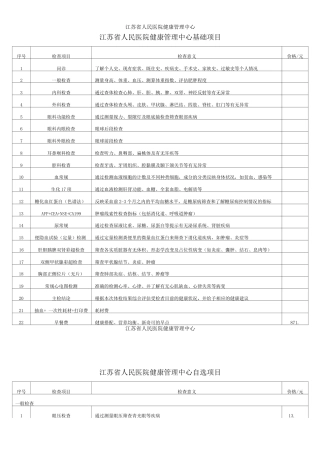 江苏省人民医院健康管理中心