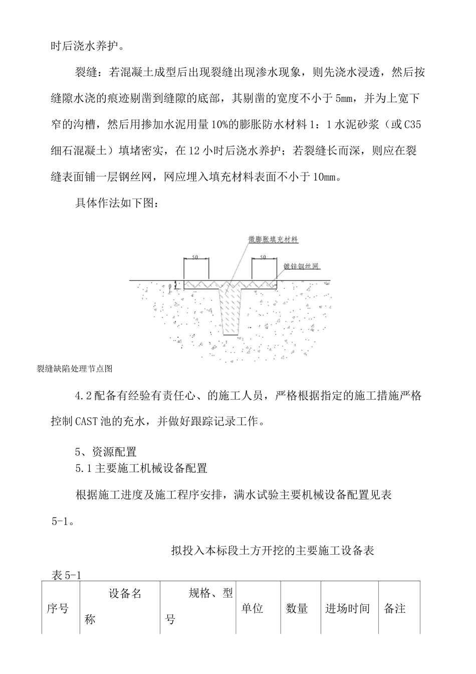 污水处理厂满水试验施工方案_第3页