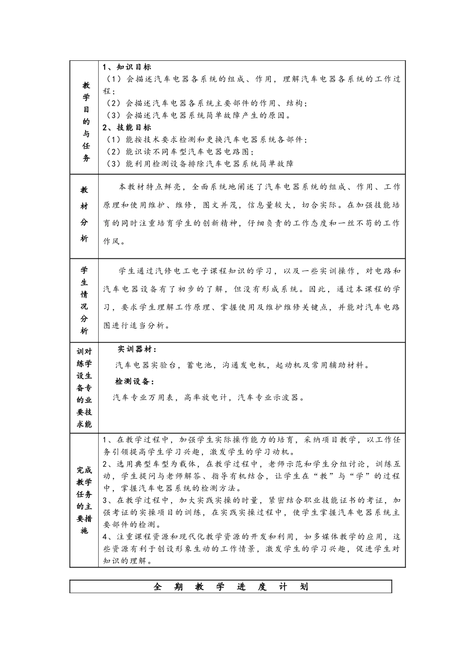 汽车电器教案_第2页
