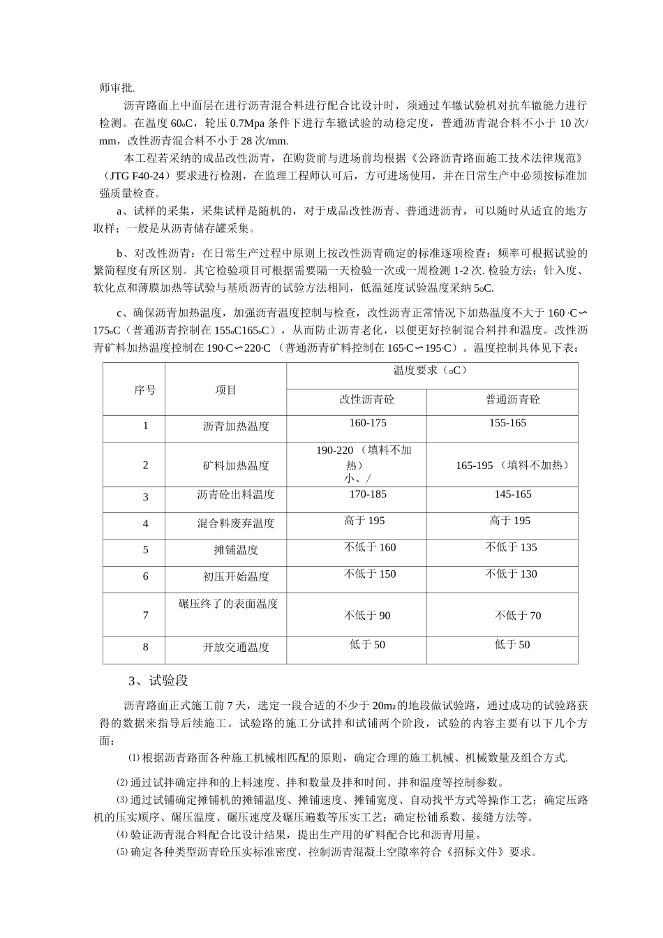 沥青混凝土罩面专项施工方案_第2页