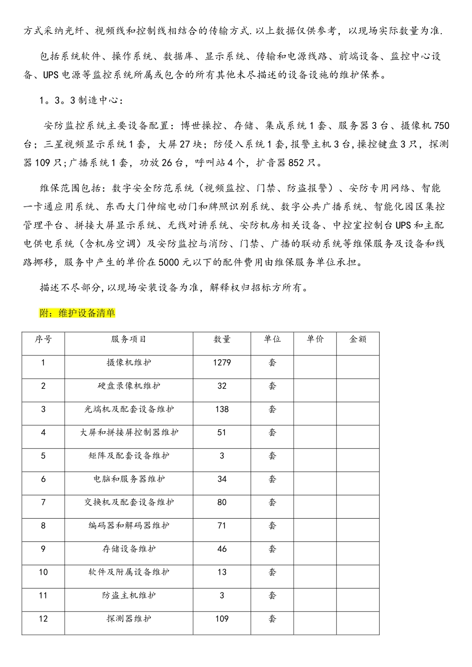 消防维保技术支持与维保方案_第3页