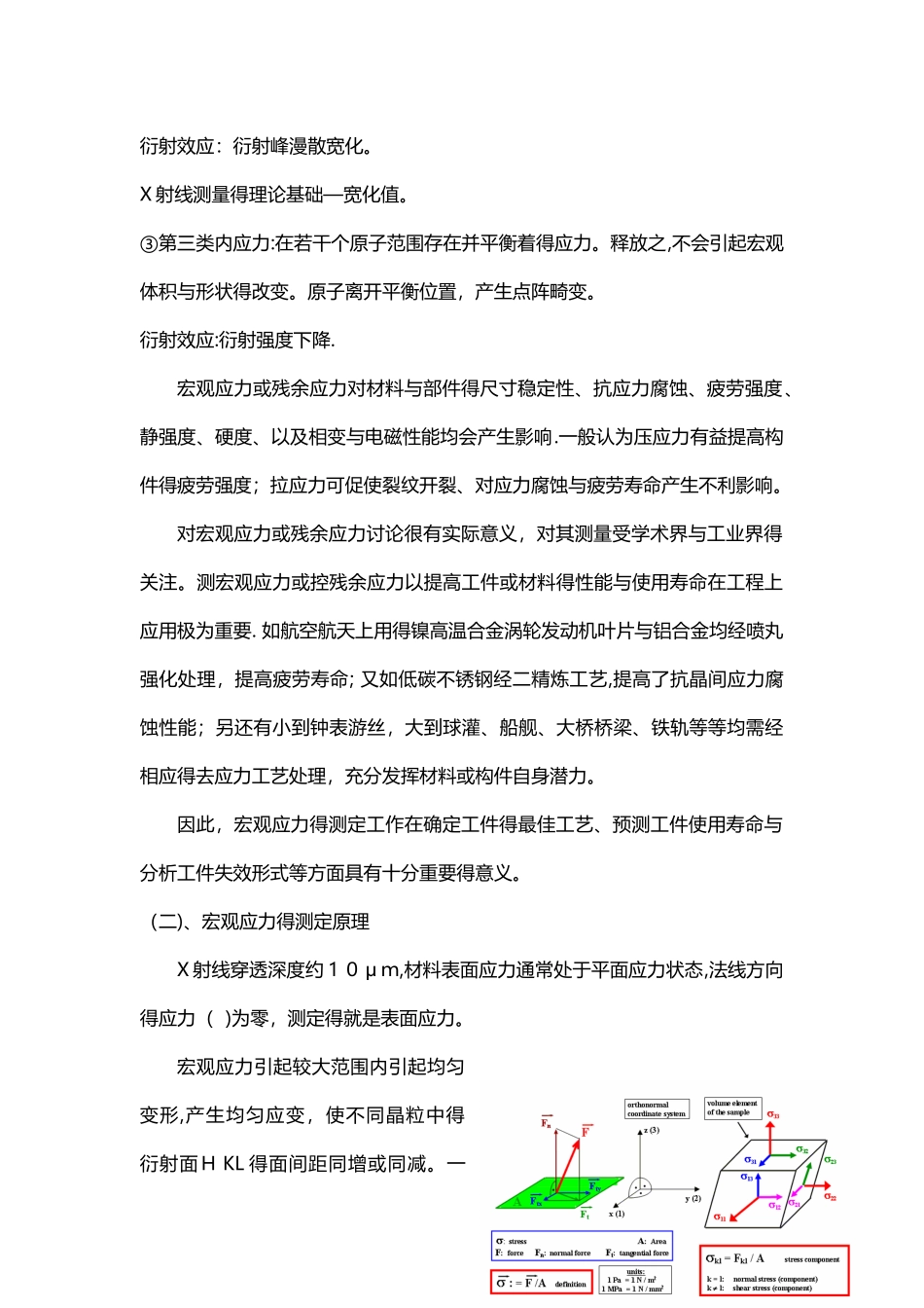 淬火钢的宏观内应力测定实验报告_第3页