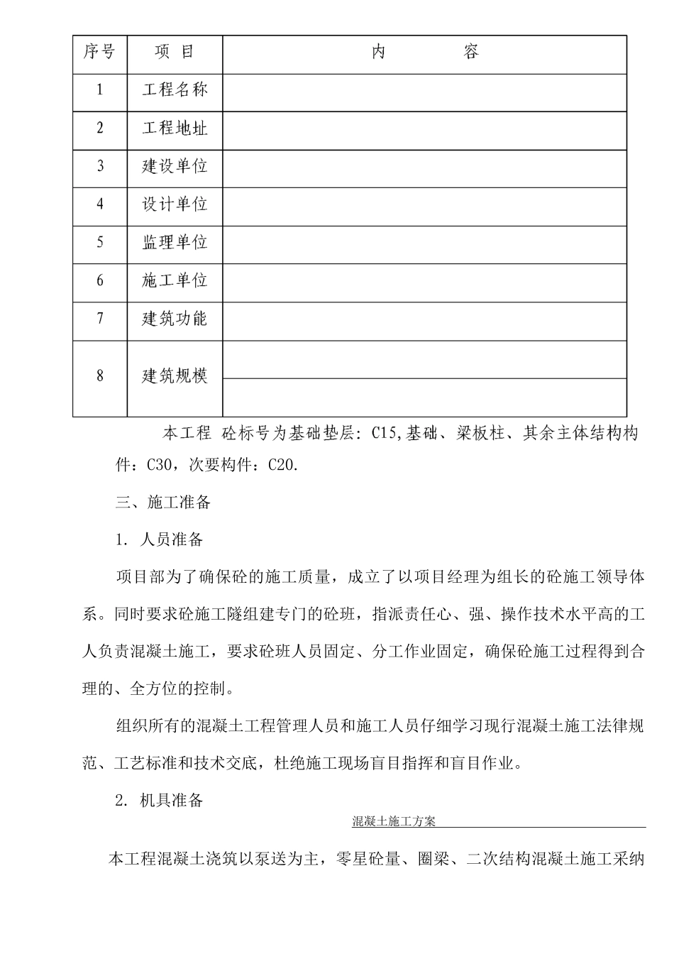 混凝土工程施工方案22_第2页