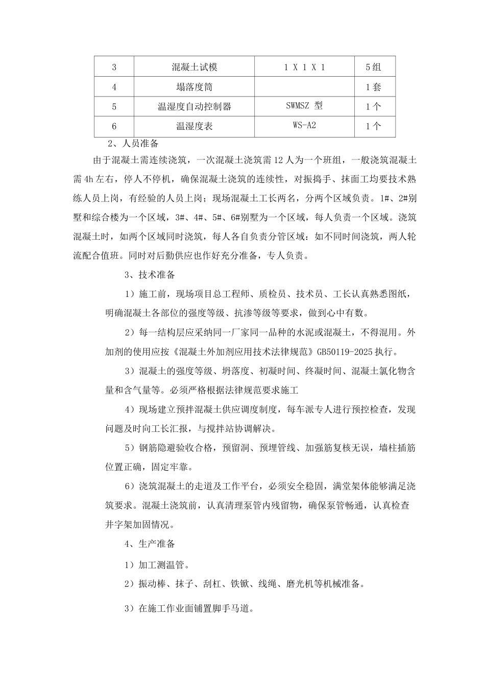 混凝土工程施工方案5_第2页