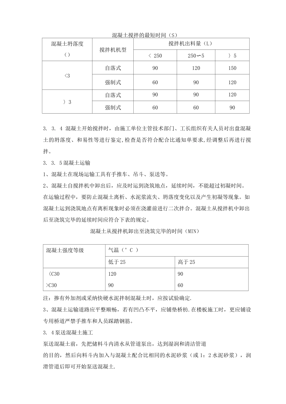 混凝土浇筑施工工艺_第3页