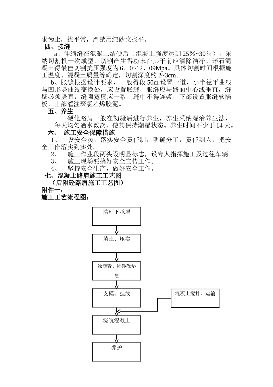 混凝土硬化路肩施工技术方案_第2页