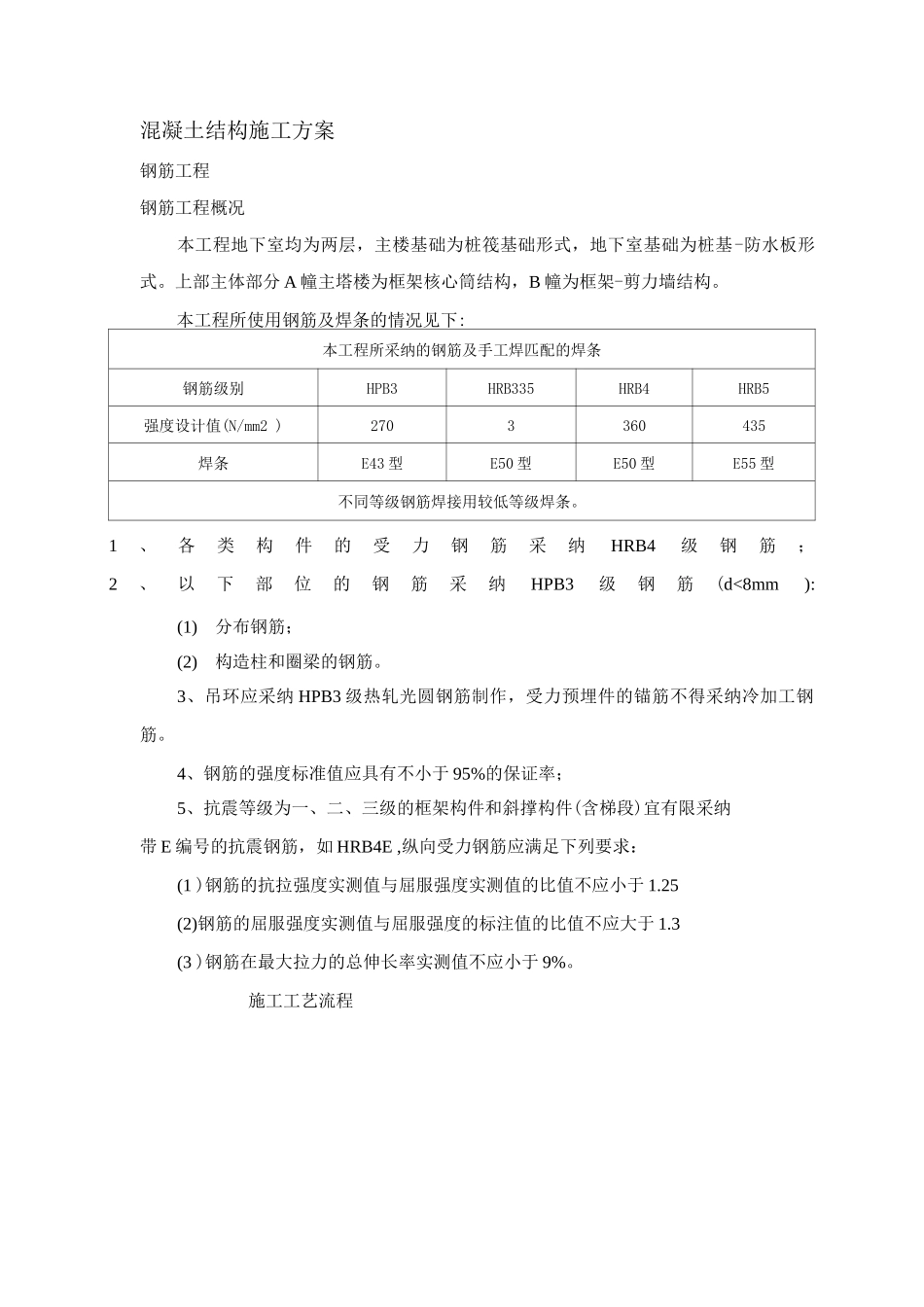混凝土结构施工方案_第1页