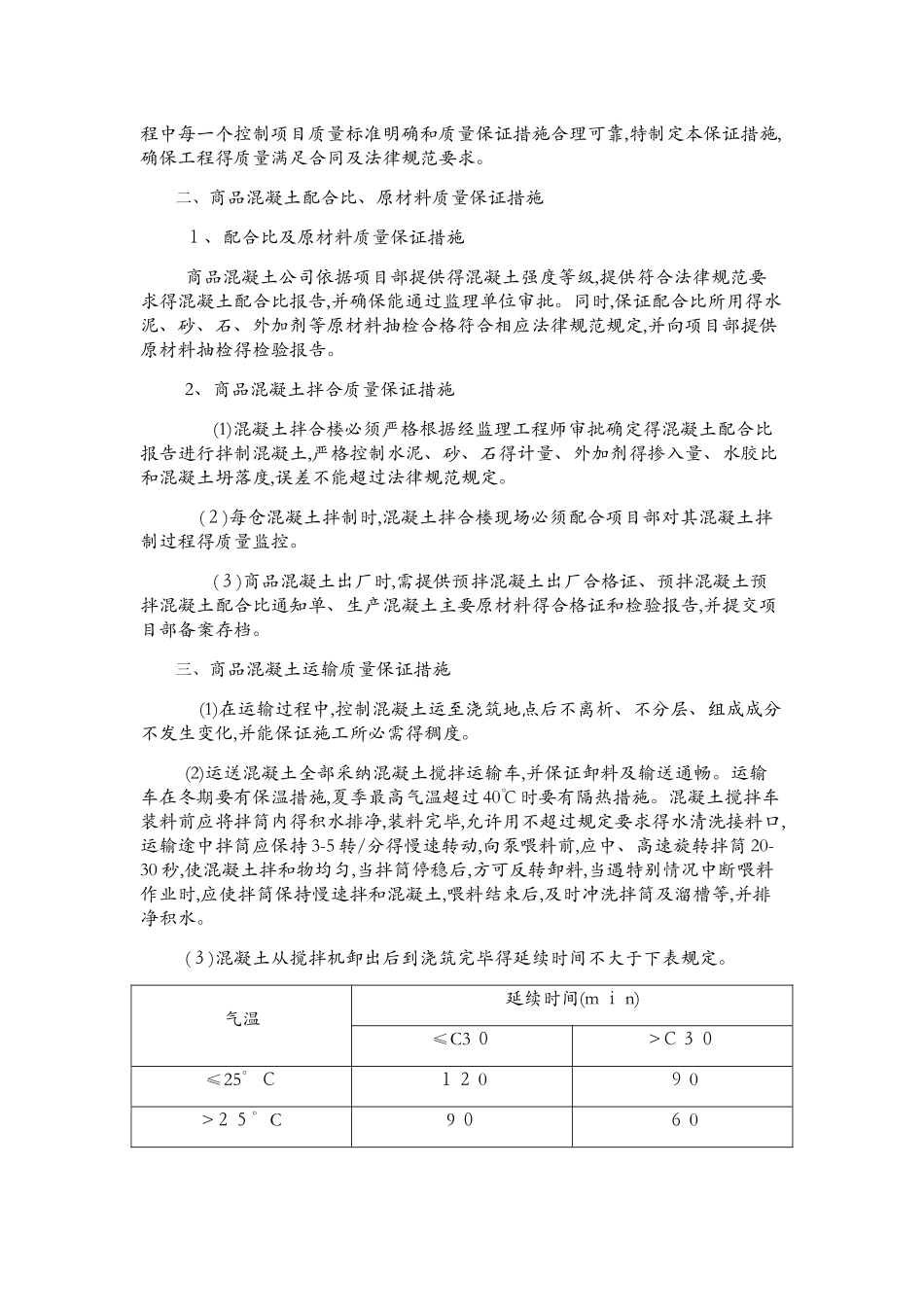 混凝土质量保证措施_第2页