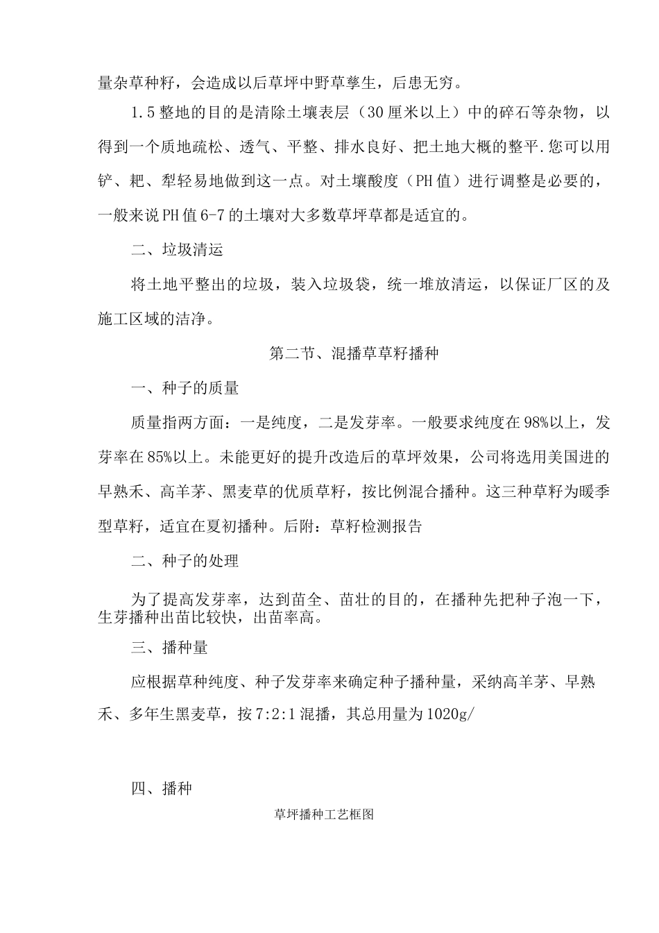 混播草草坪施工方案_第2页