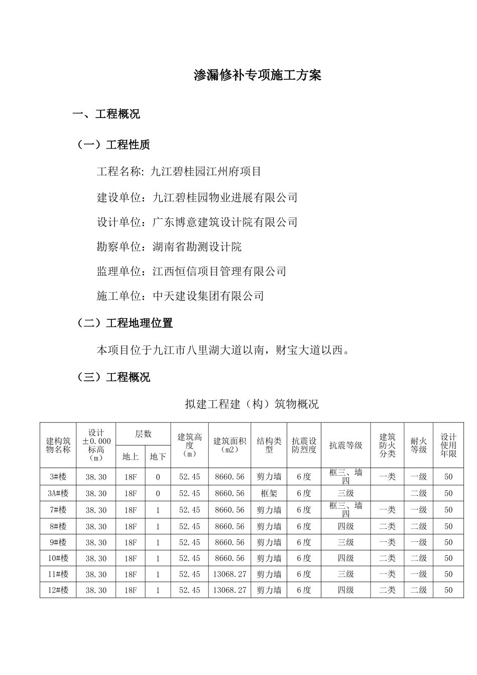 渗漏修补专项施工方案_第2页