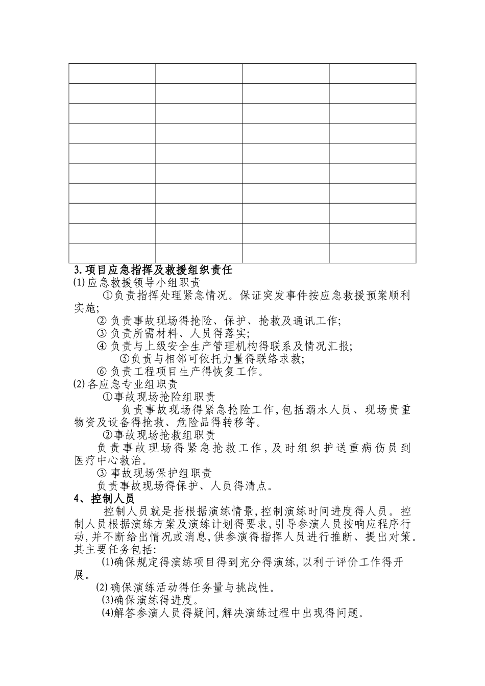 溺水应急演练方案_第3页