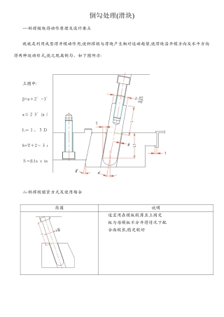 滑块设计要求及注意事项