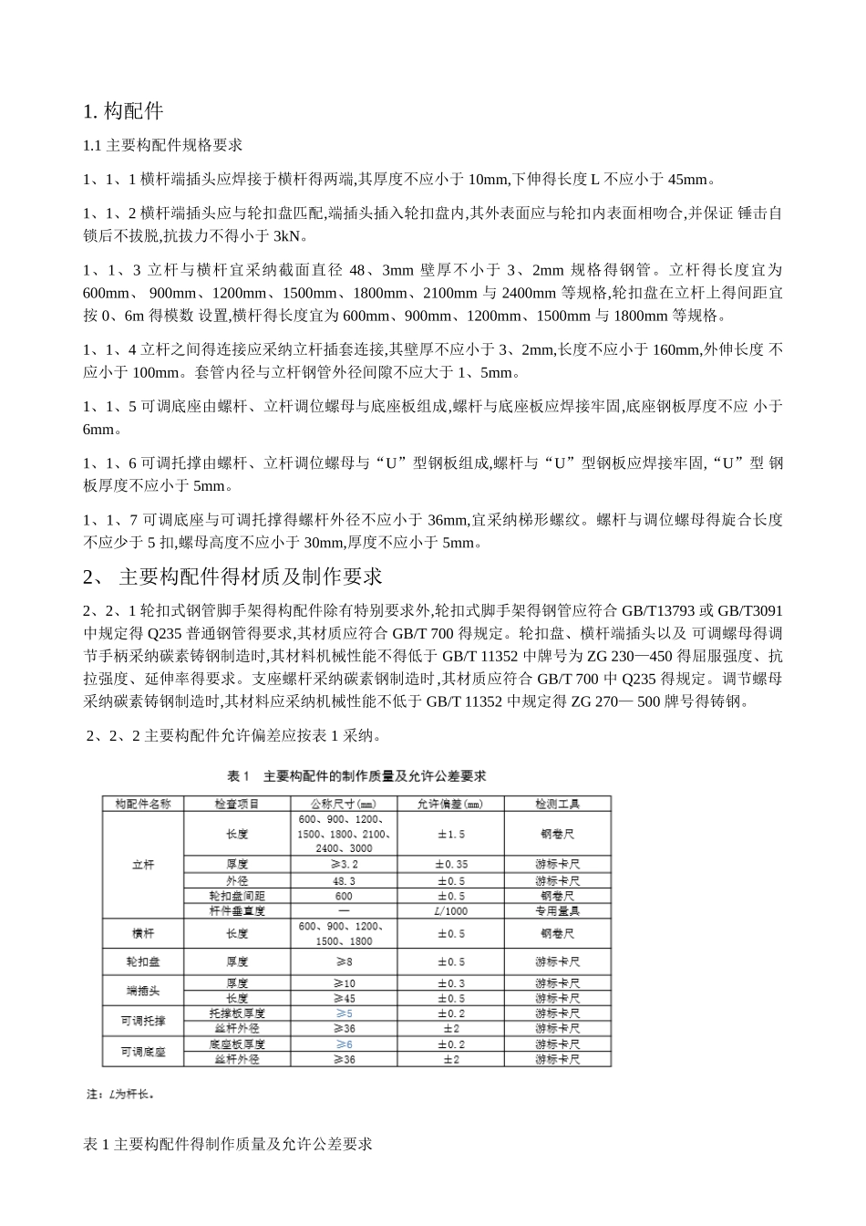 满堂轮扣式脚手架技术交底_第1页