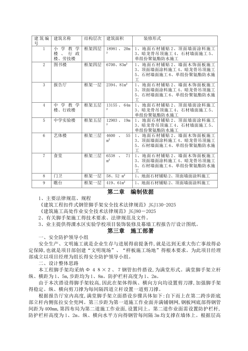 满堂脚手架搭设方案最终版_第3页