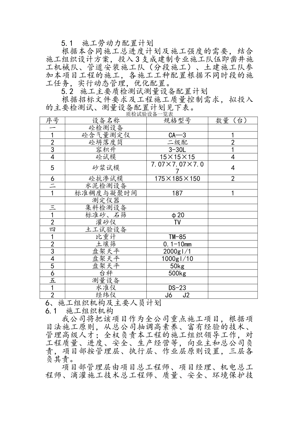滴灌工程施工施工组织设计_第3页
