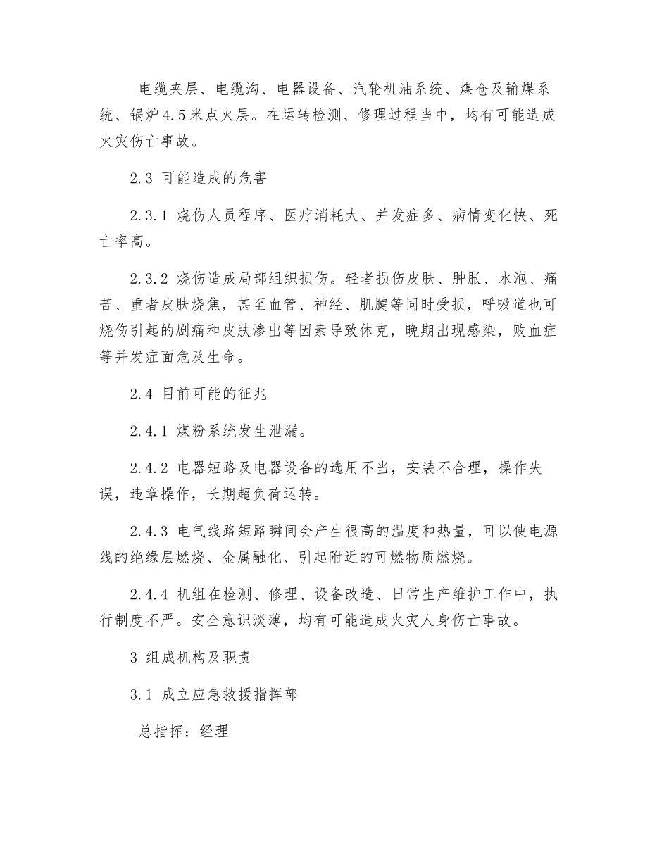 火灾伤亡事故现场处理方案_第2页