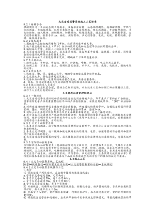 火灾自动报警系统施工工艺标准