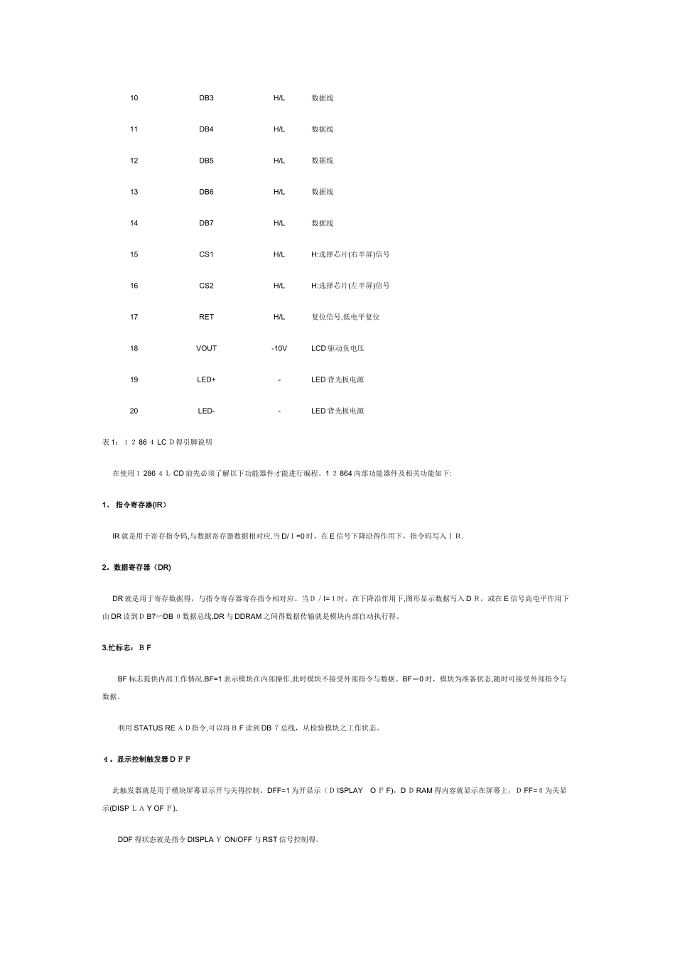 点阵型液晶显示屏的工作原理_第3页