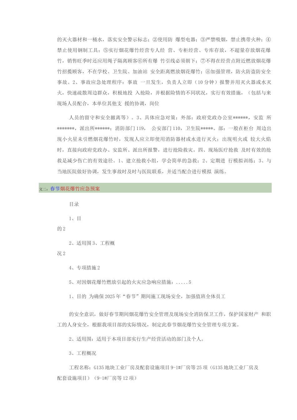 烟花爆竹应急处置预案范文_第2页