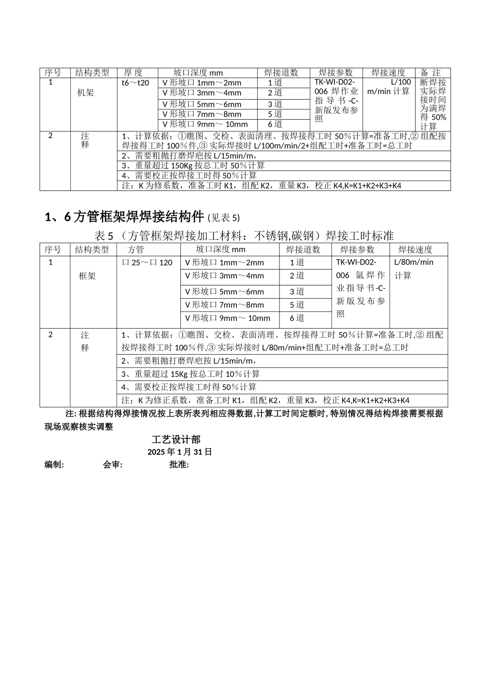 焊接工时定额标准_第3页