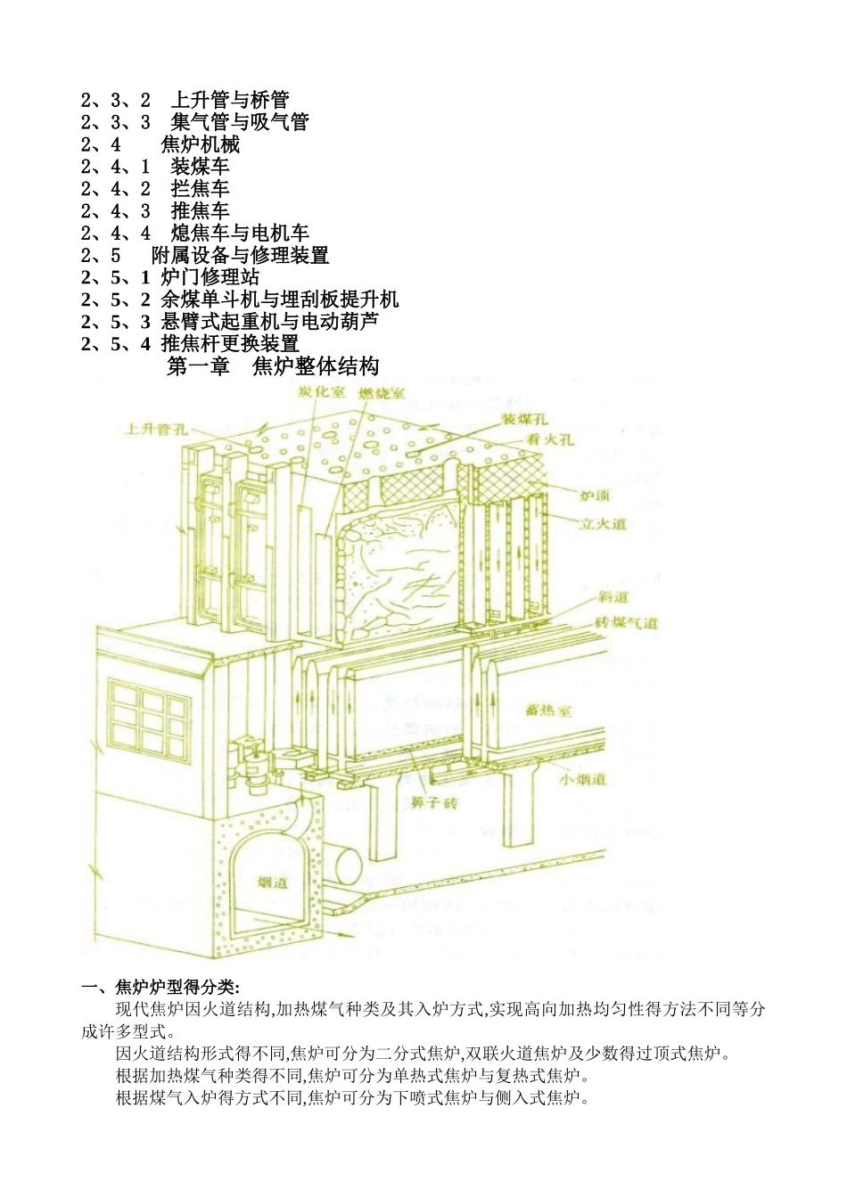 焦炉的结构和设备知识_第2页