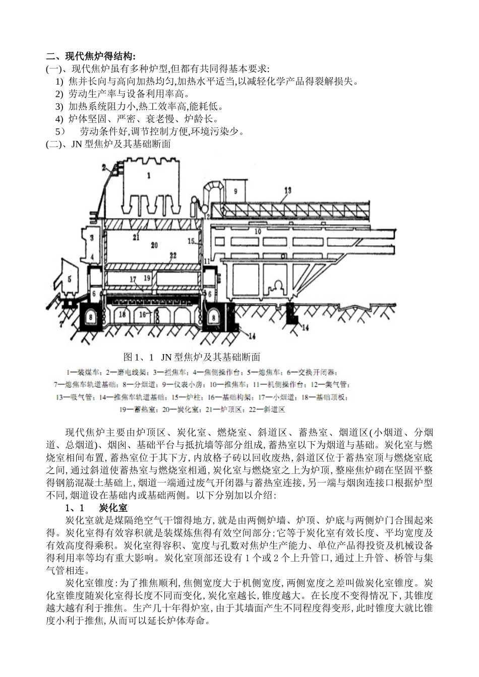 焦炉的结构和设备知识_第3页