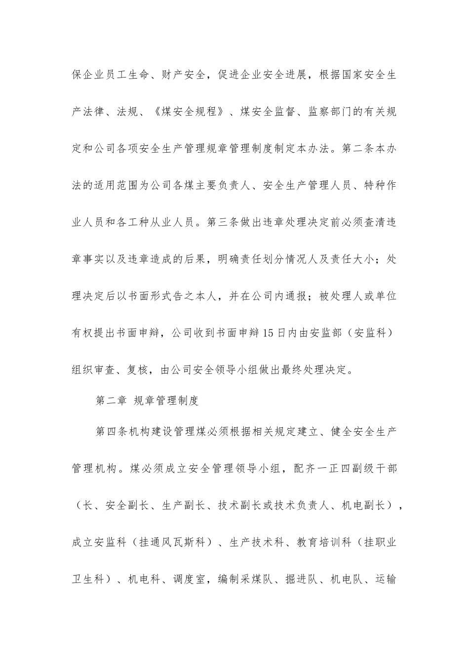 煤矿违章处理办法_第2页