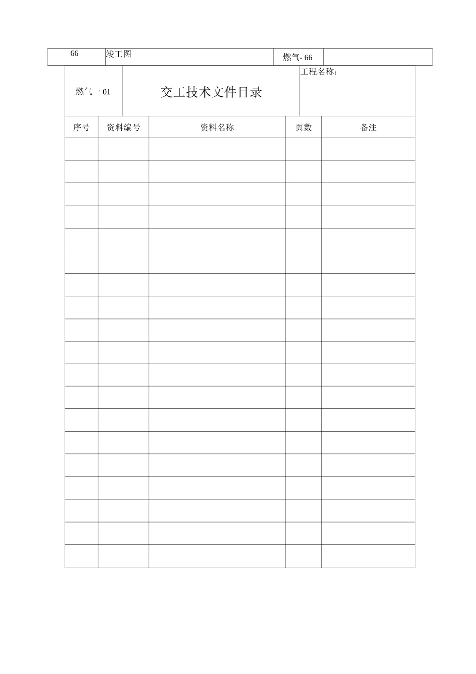 燃气管道施工交工验收表_第3页