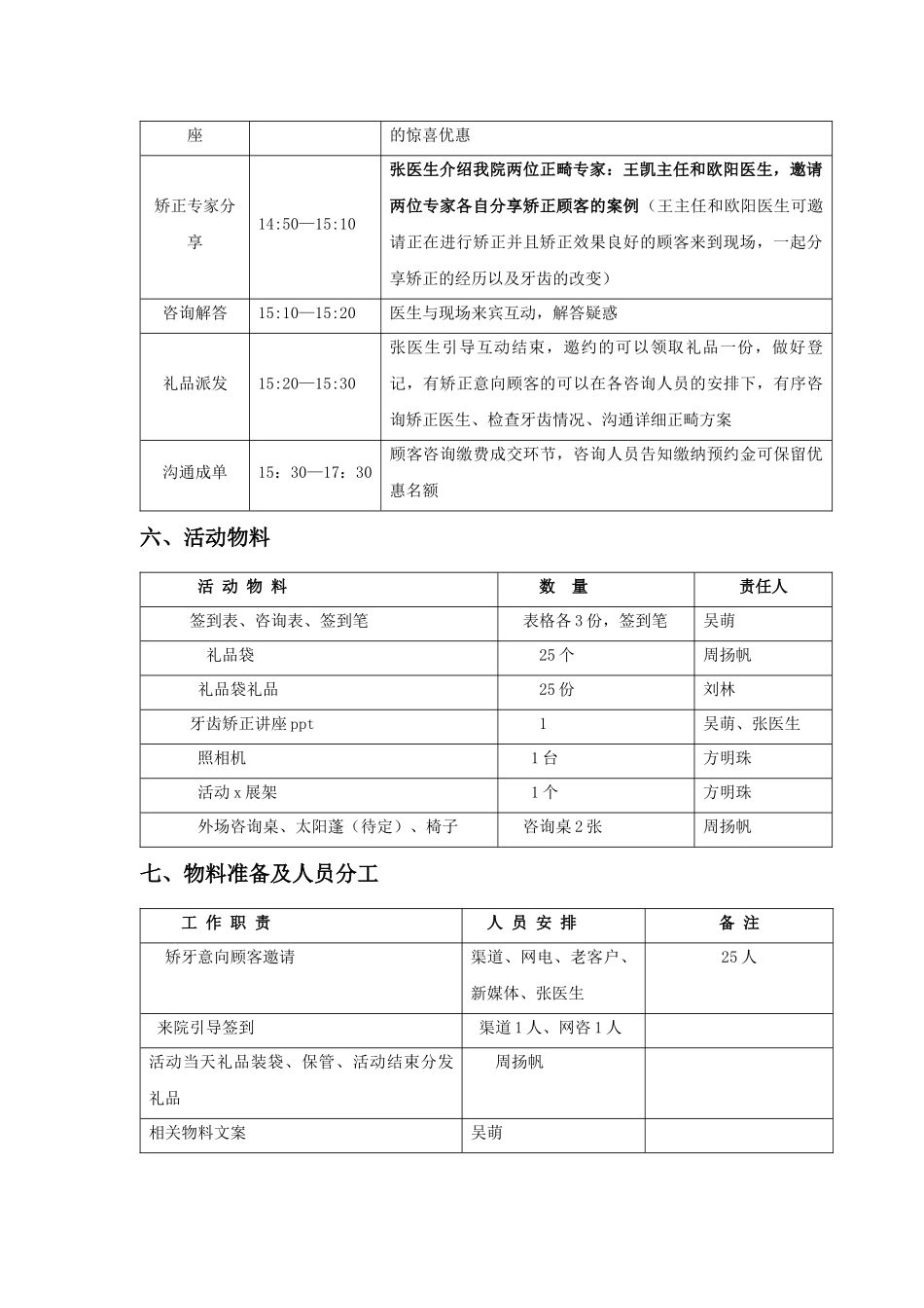 牙齿正畸活动方案_第2页