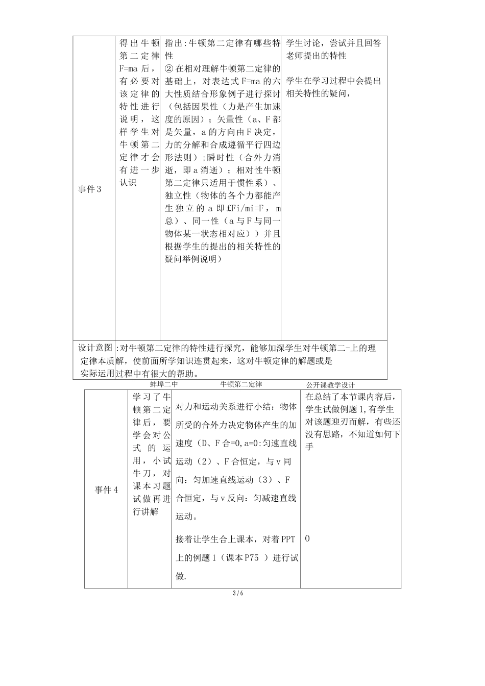 牛顿第二定律教学设计_第3页