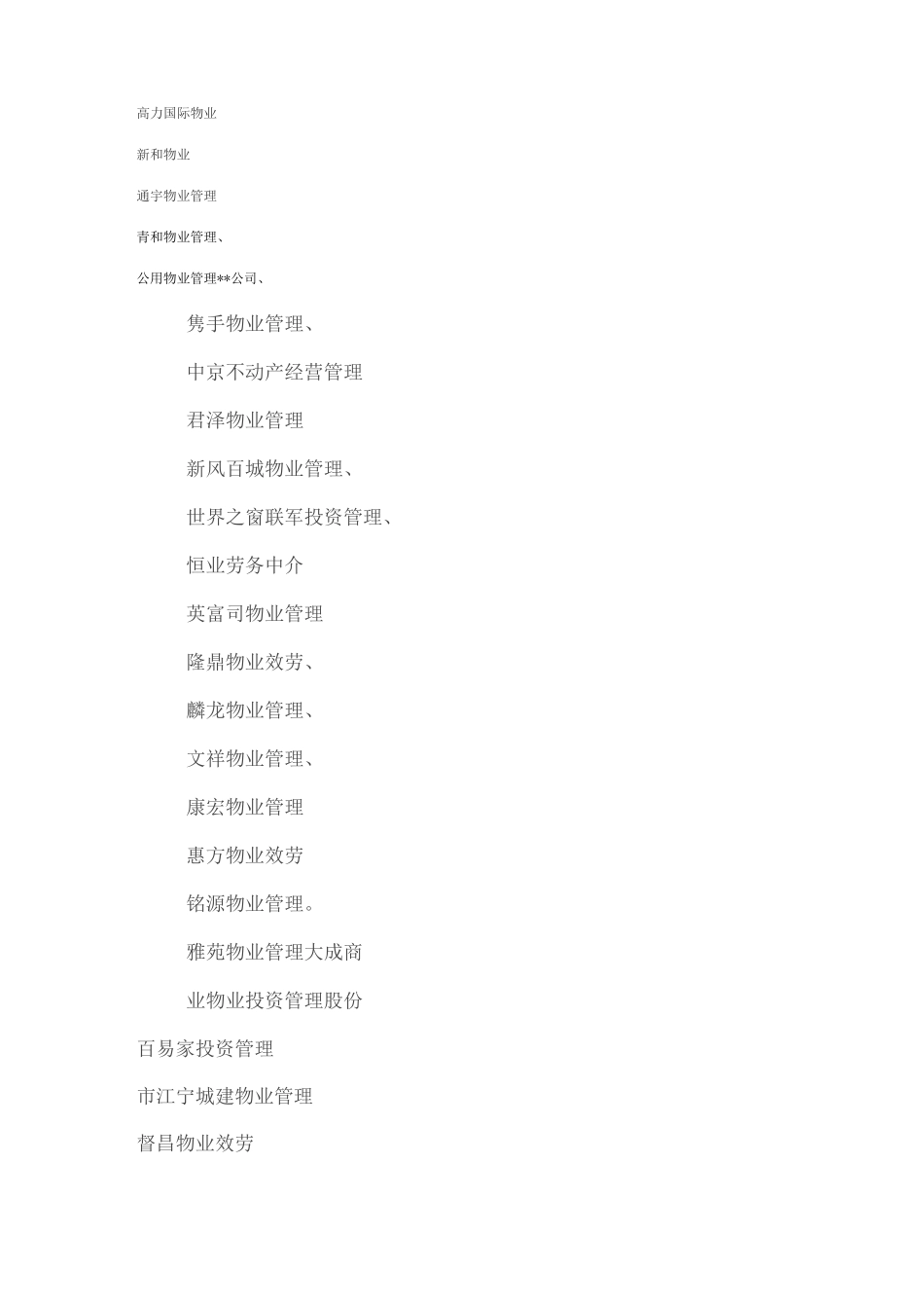 物业公司名称_第3页