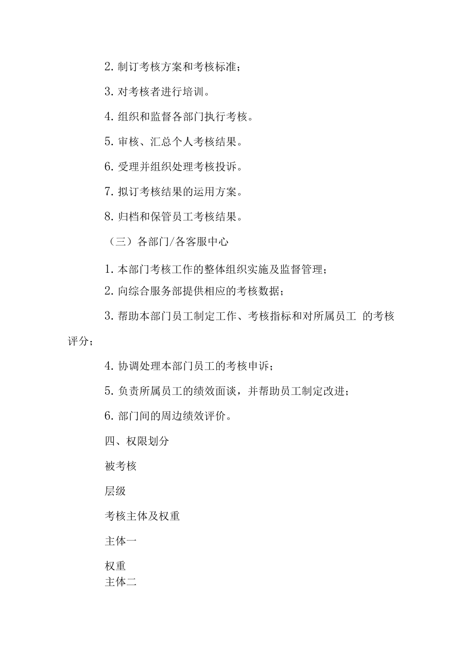 物业服务公司员工绩效考核管理制度_第2页