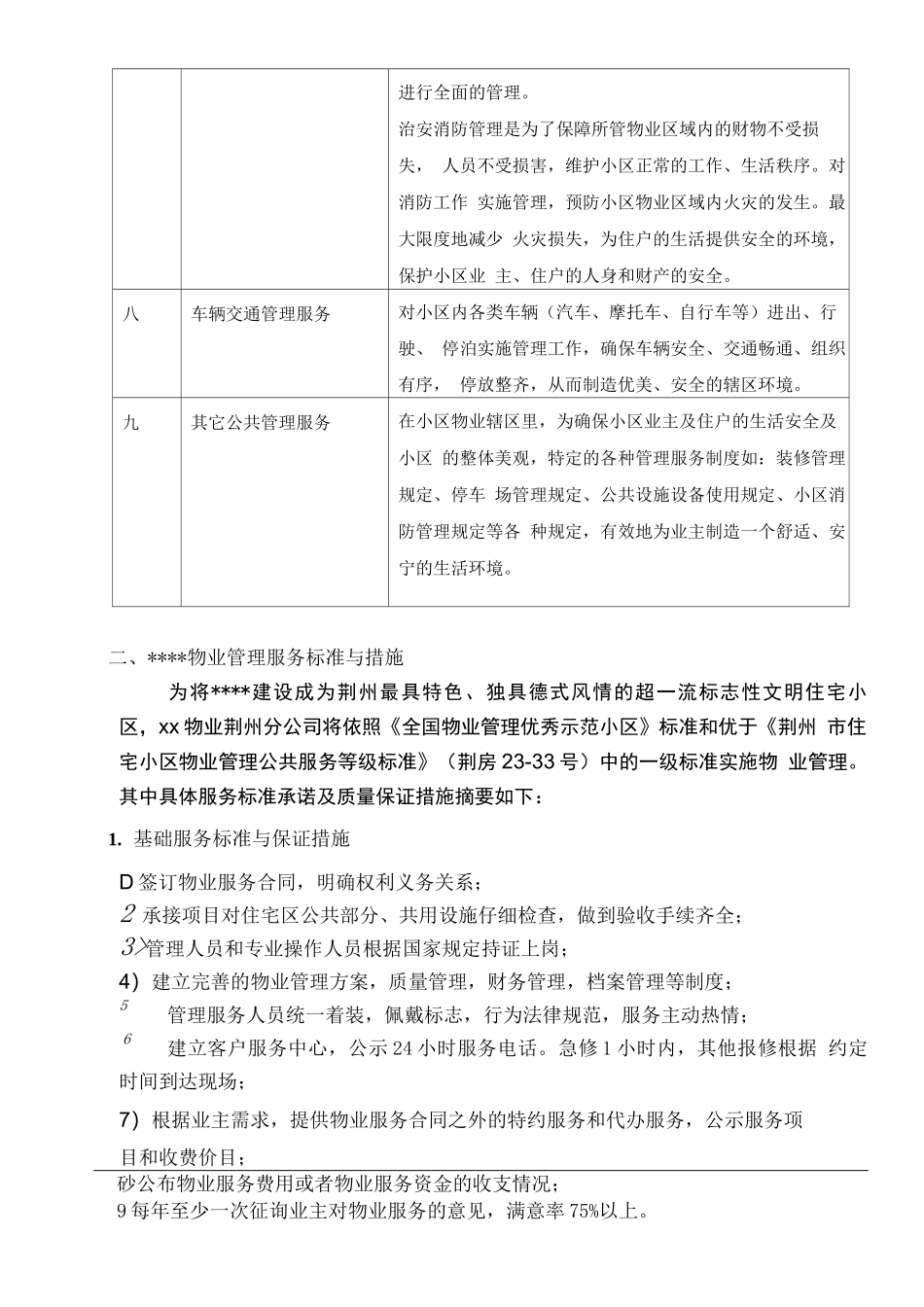 物业服务内容与标准_第2页