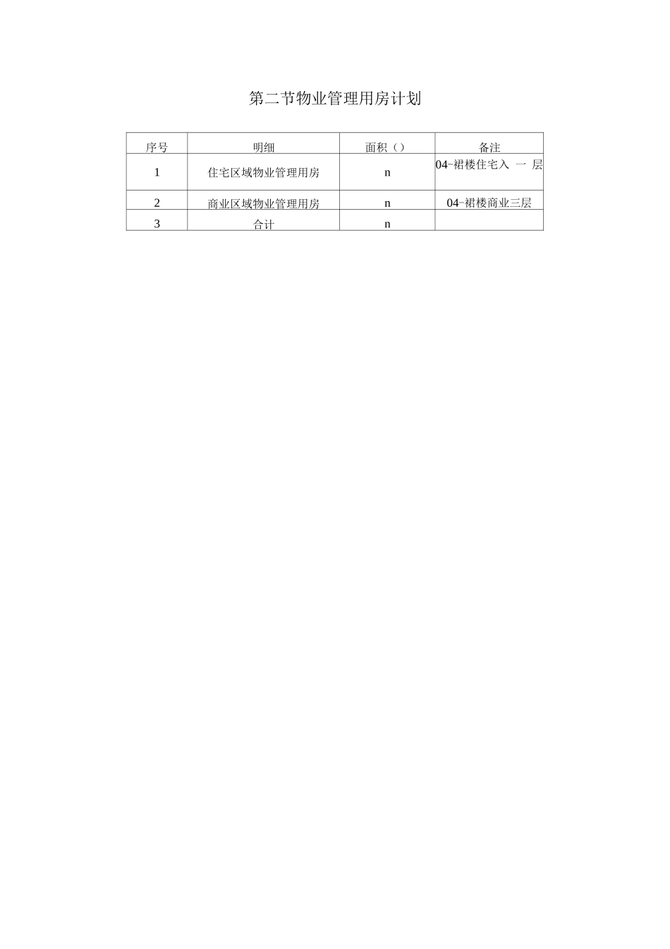 物业服务物资装备计划_第3页
