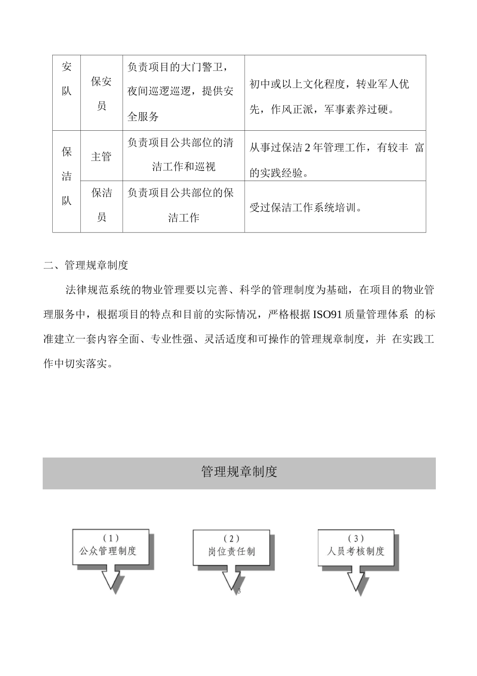 物业服务管理的主要措施方案_第3页