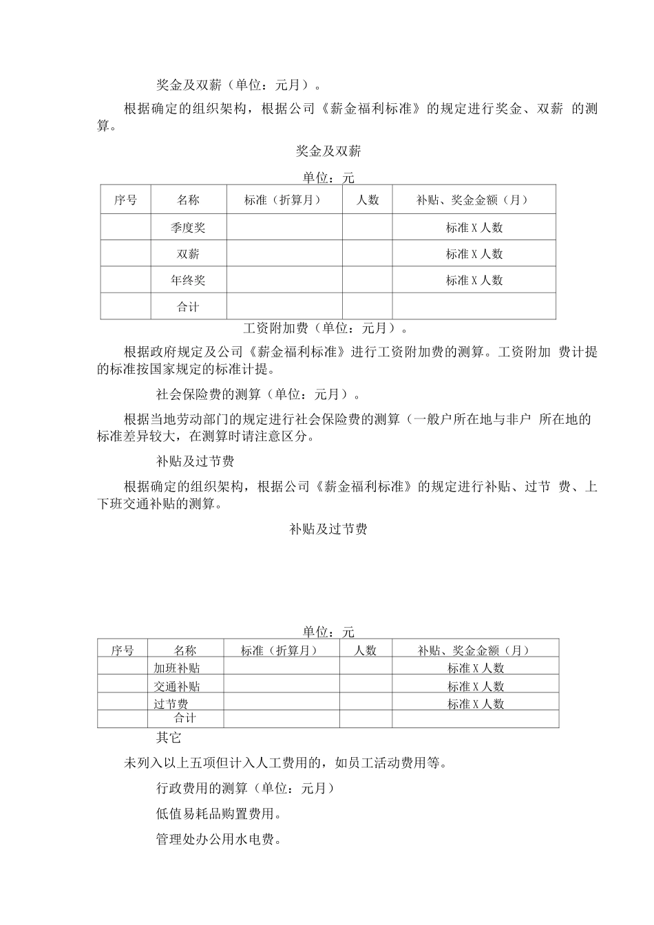 物业管理费测算指南_第3页