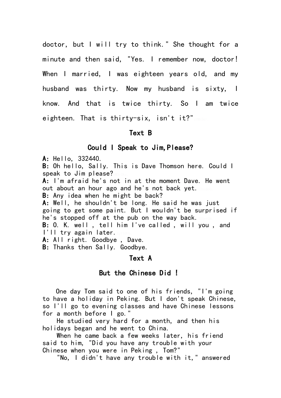 物主代词与数词讲义_第3页