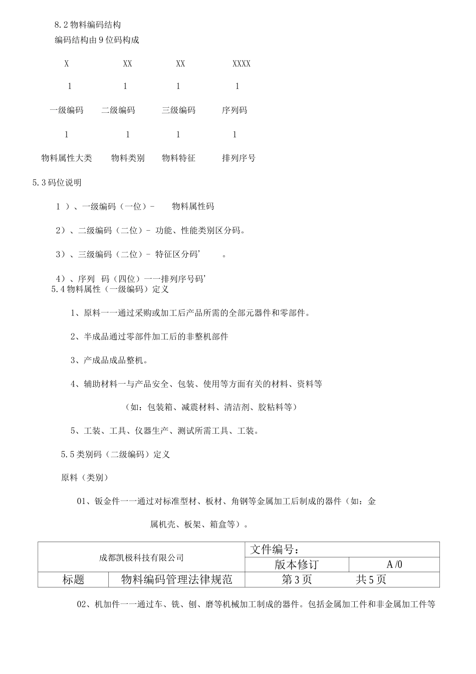 物料编码管理制度_第3页