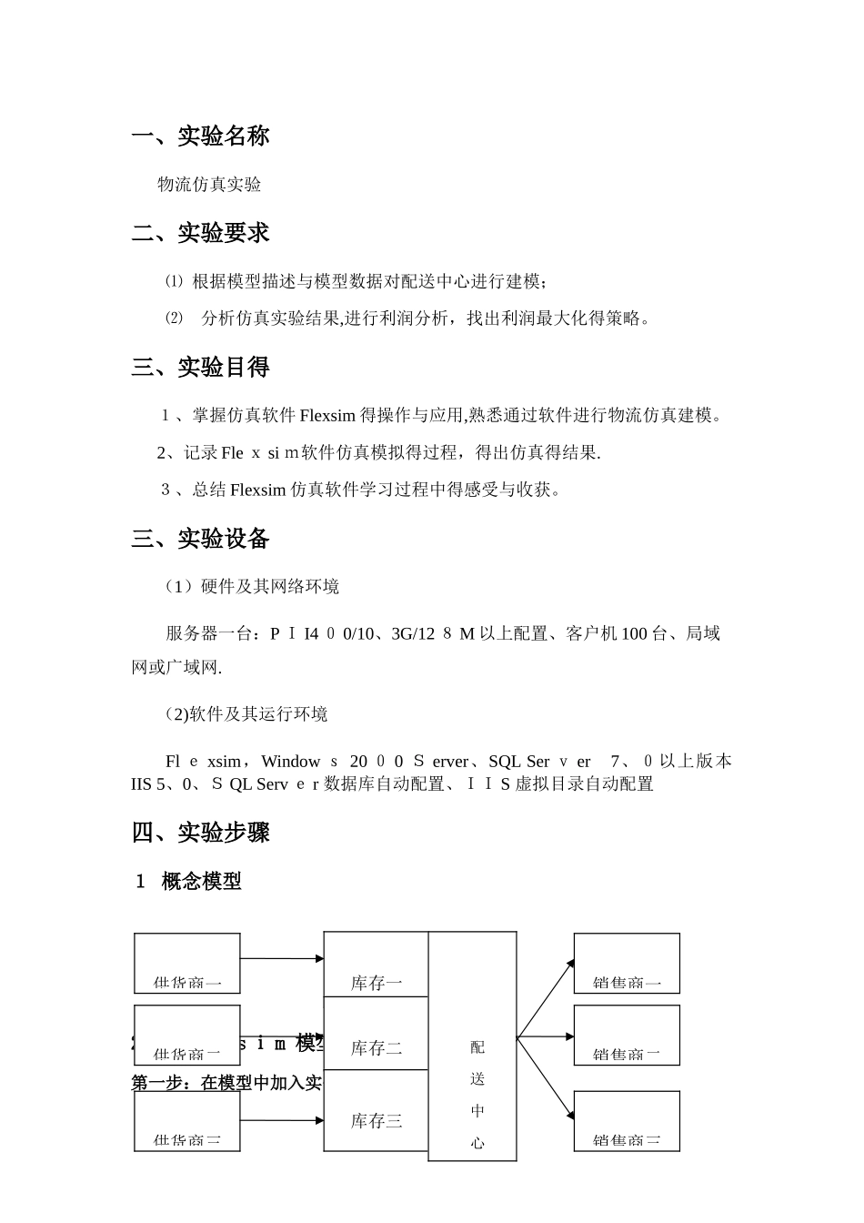 物流仿真实验报告_第2页