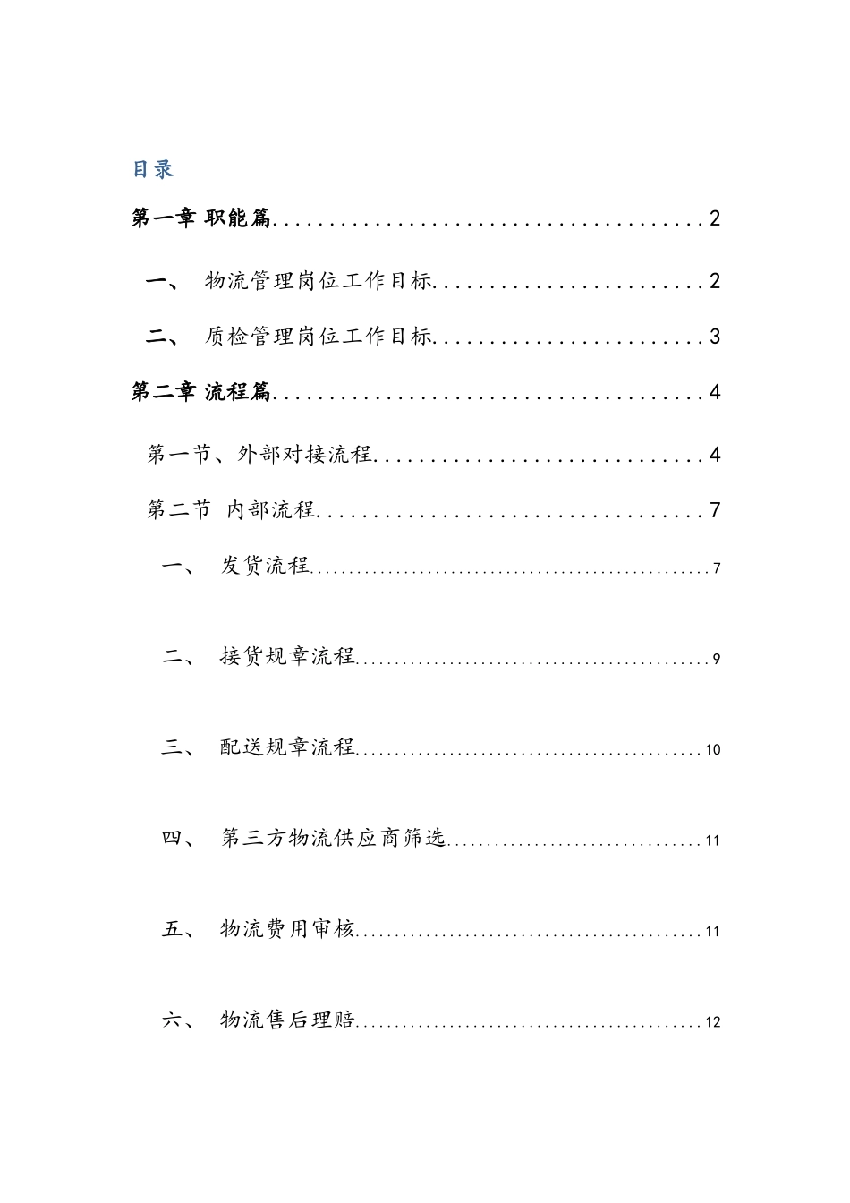 物流部运营手册_第2页