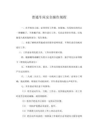 特种设备安全操作规程整套