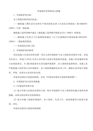 环境保护管理体系与措施5