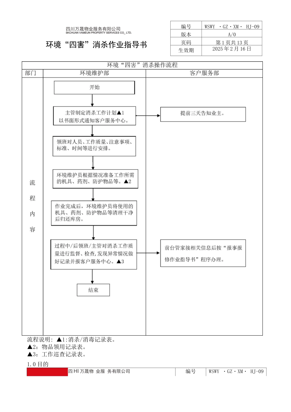 环境四害消杀作业指导书_第2页