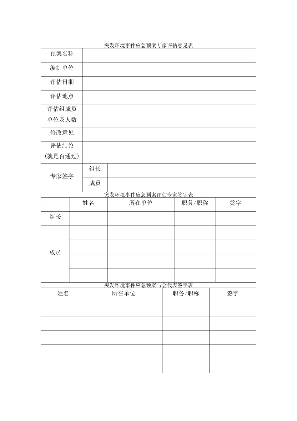 环境应急预案打分表_第3页