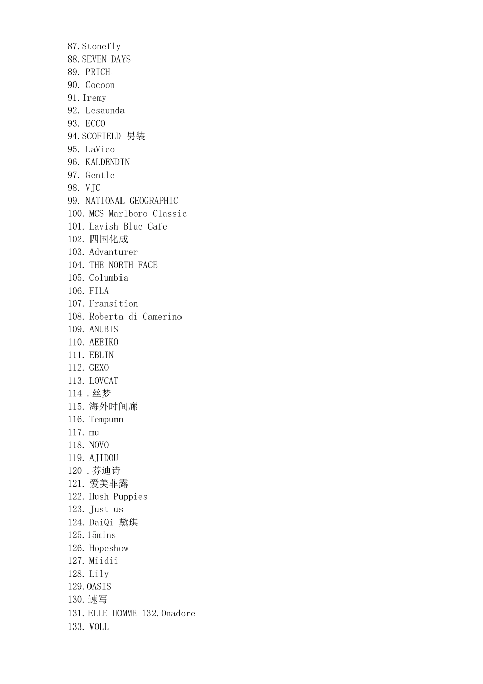 环球港百货品牌_第3页