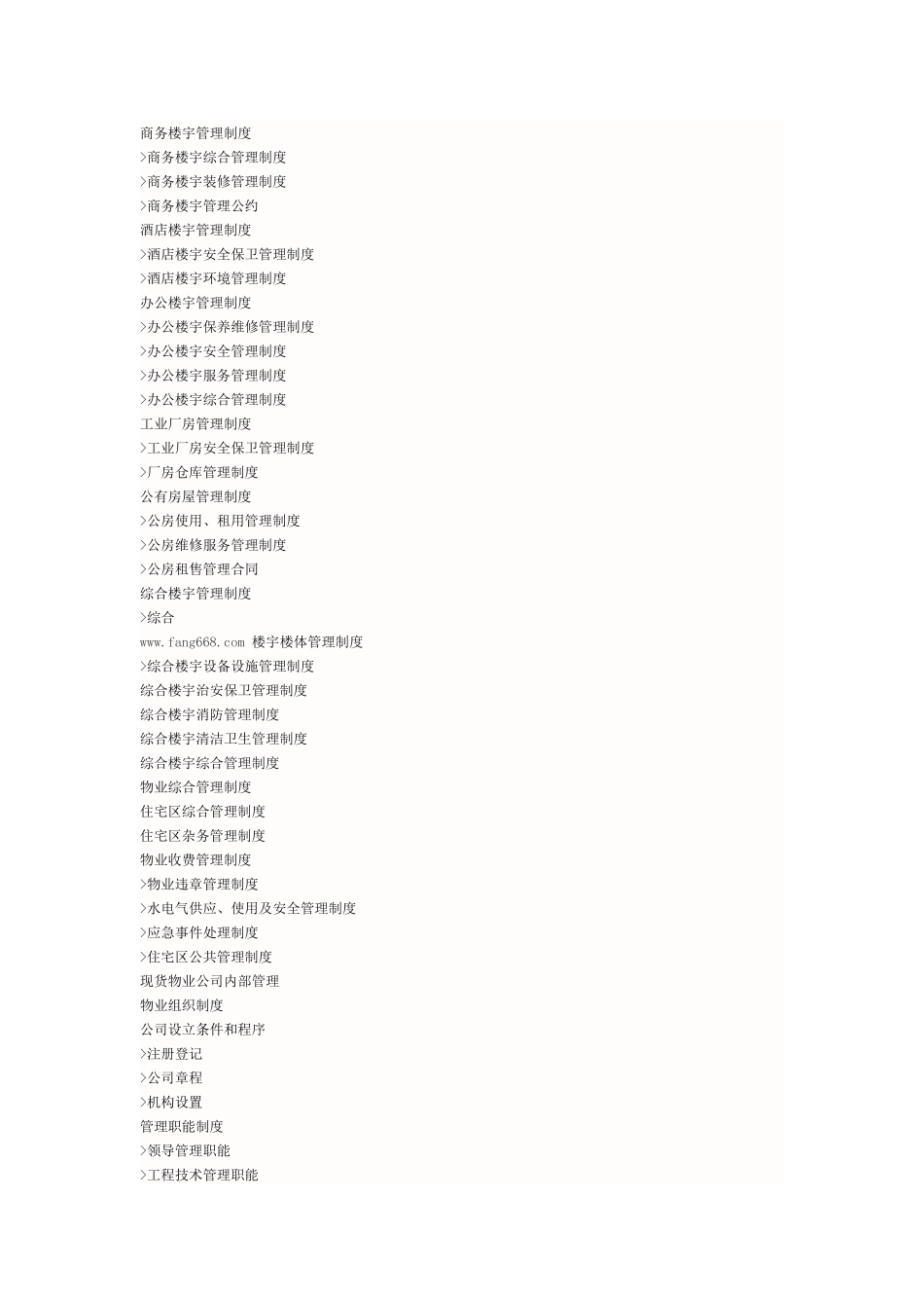 现代物业管理制度清单_第3页