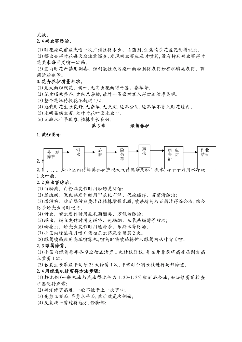 现场保洁绿化标准_第3页