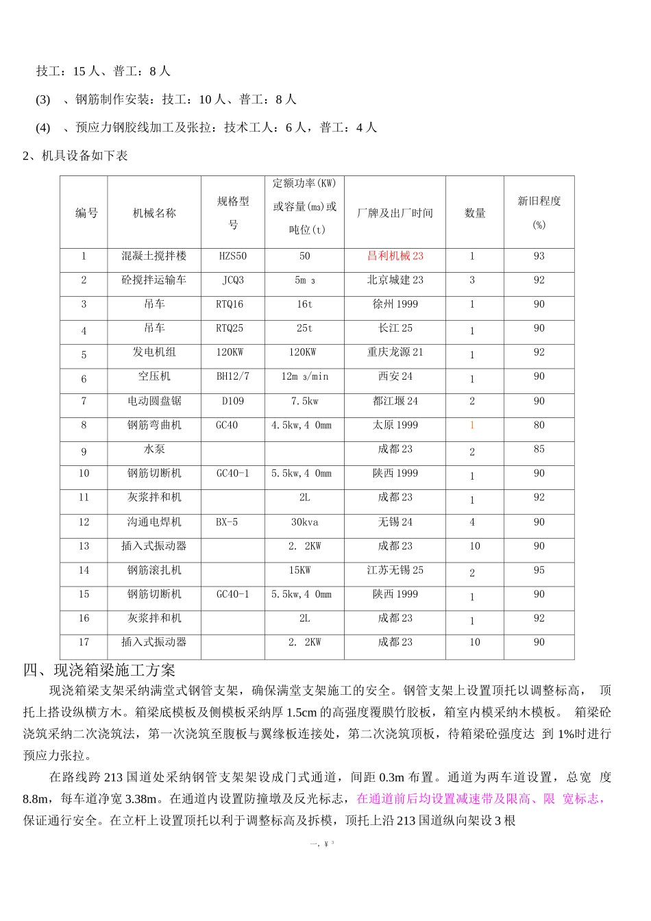 现浇箱梁施工方案-羊店_第3页