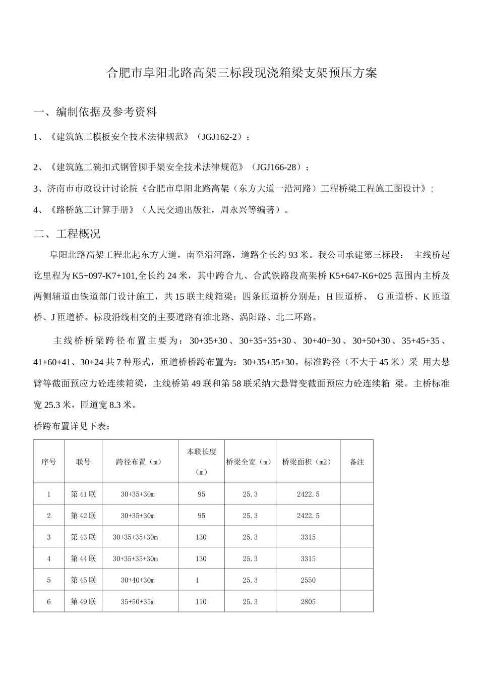 现浇箱梁预压施工方案_第1页
