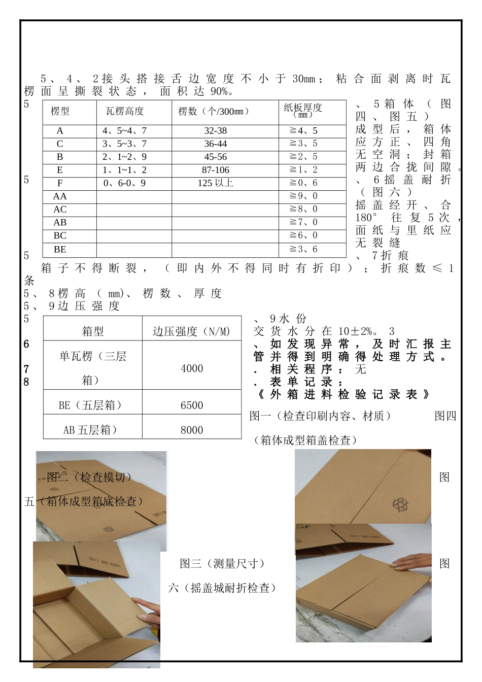 瓦楞外箱检验作业指导书_第3页